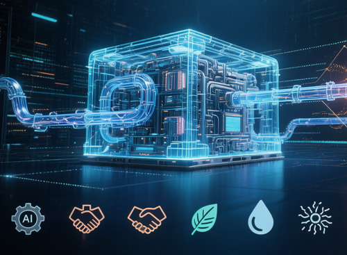 ABB ڈیٹا سینٹر کولنگ کے لیے AI-Optimized Energy Efficiency کو آگے بڑھانے کے لیے OctaiPipe میں سرمایہ کاری کرتا ہے